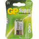 Батарея 6F22 GP Super 1604A-SCR1 9V (Крона)(Алкалиновая)