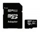 Карта MicroSDXC 64 Gb Silicon Power SP064GBSTXBU1V10 (Class 10, с адаптером SD)