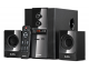 Акустика 2.1 Sven MS-1820 черный (18+2x11W RMS, пульт ДУ, встроенный MP3-плеер+радио FM)