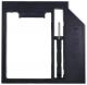 Салазки для замены привода в ноутбуке на 2,5" HDD, SATA (для DVD Slim 13 мм) (Optibay)