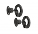 Крепеж для акустических систем Ultramounts UM 601 (черный макс.3.5кг настенный поворот и наклон) (комплект 2шт)