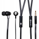 Наушники с микрофоном Oklick HS-S-240 черный (внутриканальные, с 4-х конт Jack для телефонов и ноутбуков)