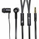 Наушники с микрофоном Oklick HS-S-220 черный (внутриканальные, с 4-х конт Jack для телефонов и ноутбуков)