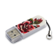 Накопитель Flash drive USB 32 Gb Verbatim 2.0 Mini Tattoo Rose (49896)