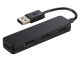 USB - хаб на 4 порта пассивный Hama Slim 12324