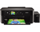 Принтер EPSON L810 (струйный, A4, Фабрика печати, встроенная СНПЧ, 6 цветов, печать на CD/DVD) (C11CE32402)