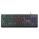 Клавиатура Gembird KB-220L USB (подсветка Rainbow)