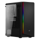Корпус MidiTower Aerocool RIFT (ATX, без БП) (USB3.0) черный (RGB подсветка)