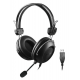 Наушники с микрофоном A4Tech HU-35 (2,0 м, USB) игровые