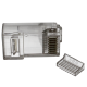Коннектор RJ-45 для UTP кабеля 5 CAT со вставкой