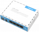 Маршрутизатор MikroTik hAP lite RB941-2ND (WAN100, 3LAN,Wi-Fi 802.11n 300M)