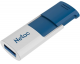 Накопитель Flash 128 Гб Netac U182 NT03U182N-128G-30BL (USB3.0, выдвижной) синий/белый