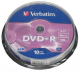 Диск DVD+R 4,7Gb, 10 шт. CakeBox Verbatim