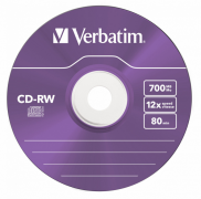  CD-RW 700Mb,   1 . Verbatim