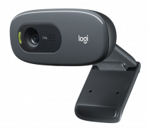  Logitech HD Webcam C270 (HD 720p, 1280x720, USB, ) (960-000636)