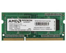     DDR3  4 Gb AMD R534G1601S1S-UGO (SODIMM, PC3-12800, 1600MHz, 1.5v)