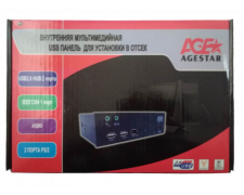    5.25" AgeStar AS-09682 (  USB,  1394, PS/2, Audio)