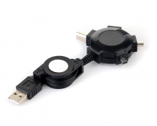  USB - mini USB (BM,miniB5,miniB4) 4    0.9  Gembird (A-USB4TO1)