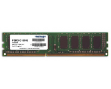   DIMM DDR3  8 Gb Patriot PSD38G16002 (PC3-12800, 1600MHz, 1.5v) 16 