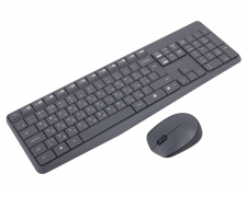 Беспроводная клавиатура+мышка Logitech MK235 (USB) (920-007948)