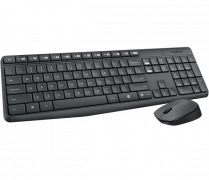 Беспроводная клавиатура+мышка Logitech MK235 (USB) (920-007948)