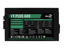    600W Aerocool VX-600 Plus (FAN120) (24+4+4pin,3xIDE,1xFDD,4xSATA, 2x8(6)pin(Video)) Ret