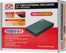  USB3.0  2.5" SATA HDD AgeStar 3UB2P3  ()