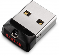  Flash  16  Sandisk Cruzer Fit SDCZ33-016G-G35 (USB2.0, Nano)