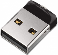  Flash  64  Sandisk Cruzer Fit SDCZ33-064G-G35 (USB2.0, Nano)