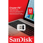  Flash  32  Sandisk Cruzer Fit SDCZ33-032G-G35 (USB2.0, Nano)