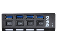  USB -   4   Buro BU-HUB4-U3.0-L (USB3.0,  )