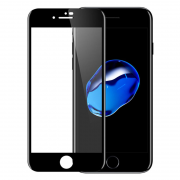 Защитное стекло iPhone 7 Plus [Премиум, черное] (7 Plus/8 Plus)