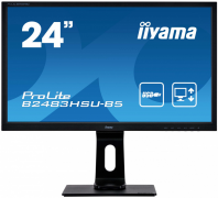  24" Iiyama B2483HSU-B5 1ms GTG (FHD 1920x1080, TN, VGA, HDMI, DP, 170/160, HAS Pivot, , USB,   HDMI) 