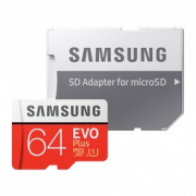  MicroSDXC  64 Gb Samsung EVO PLUS MB-MC64HA/RU (Class 10,  20 /,  100 /,   SD)