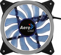  120x120x25 Aerocool Rev Blue 120 (1200 rpm, LED Blue, , 3pin+Molex)
