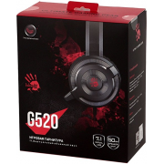 Наушники с микрофоном  A4 Bloody G520S (2,0 м, LED, USB) игровые