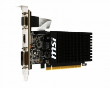  GeForce  GT 710 1  64bit DDR3 MSI GT 710 1GD3H LP (1xVGA, 1xDVI-D, 1xHDMI) Ret