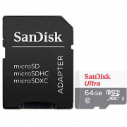  MicroSDXC  64 Gb Sandisk Ultra Light SDSQUNR-064G-GN3MA (Class 10,  100 /,   SD)