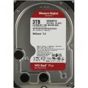    3.5"  3 Tb WD NAS Red Plus 5400 rpm WD30EFZX (256Mb, 5400 rpm,   NAS, Serial ATA3)