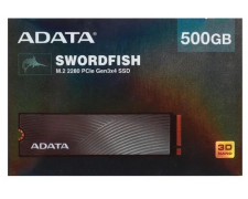  SSD M.2 PCI-E x4  500 Gb A-Data Swordfish (ASWORDFISH-500G-C, w1400Mb/s, NVMe, 3D TLC, M.2 2280, )
