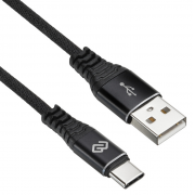  USB - Type-C [2.0 ] Digma (, 2) (TYPE-C-2M-BRAIDED-BLK) 