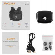    Bluetooth Digma TWS-19  (, , -)