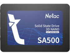 SSD 2.5"  256 Gb Netac NT01SA500-256-S3X (3D NAND, w450Mb/s, SATA3)
