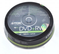  DVD+RW 4,7Gb,  10 . CakeBox TDK