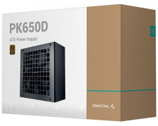    650W Deepcool PK650D 80+ bronze (FAN120) (24+4+4pin) (4xIDE,7xSATA,4x8(6)pin(VGA), )