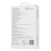 ������������ Type-C OTG - ��� �� 4 ����� ��������� Digma HUB-4U2.0-UC-B