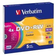  DVD+RW 4,7Gb,   1 . Verbatim