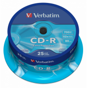  CD-R 700Mb,  25 . CakeBox Verbatim